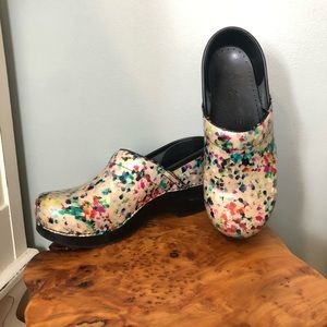 “Artist Palette” Dansko clogs